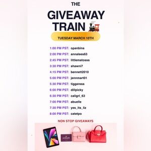 The GIVEAWAY Raid Train | Tuesday March 10th | 1:00PM PST